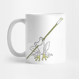 brush frog Mug